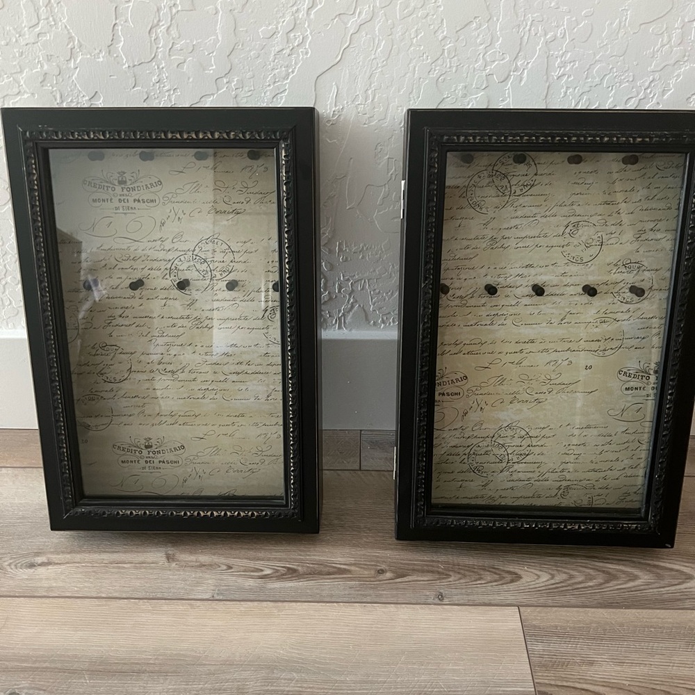 Set of Two Wall Jewelry Box